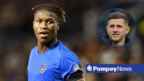MadiodioDia in action for Portsmouth FC and John Mousinho