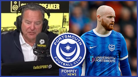 Jeff Stelling commented on Connor Ogilvie's record at Portsmouth [Credit: talkSPORT]