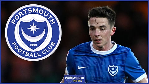 Portsmouth midfielder Tom Lowery
