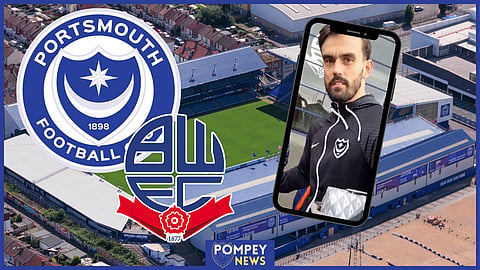 Portsmouth mock Bolton after League One play-off loss. Credit: Portsmouth on X