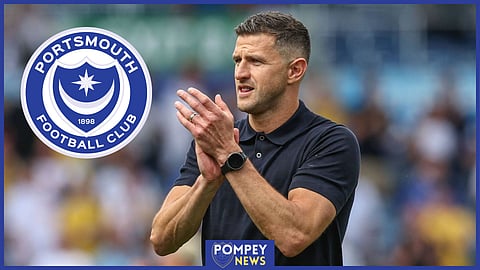 Portsmouth manager John Mousinho [Credit: Imago]