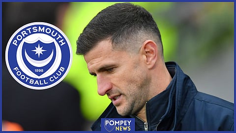 John Mousinho took Portsmouth into the Championship after 13 seasons away [Credit: Imago]