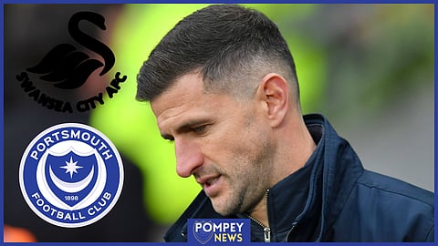 Portsmouth face Swansea City in South Wales