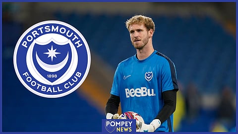 Portsmouth goalkeeper Nicolas Schmid [Credit: Imago]