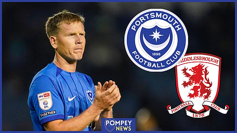 Matt Ritchie struck twice against Middlesbrough to hand Portsmouth all three points at Fratton Park