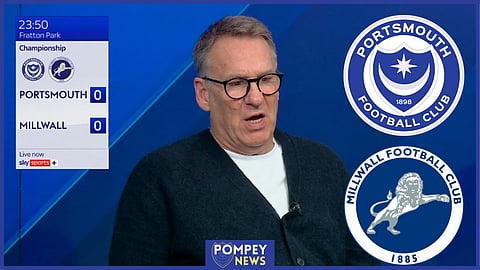 Paul Merson discusses the game between Portsmouth and Millwall [Credit: Sky Sports]