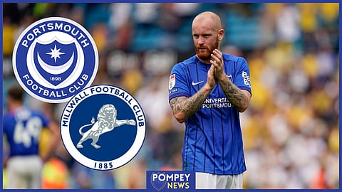 Connor Ogilvie was much improved against Millwall but could not prevent a Portsmouth defeat 