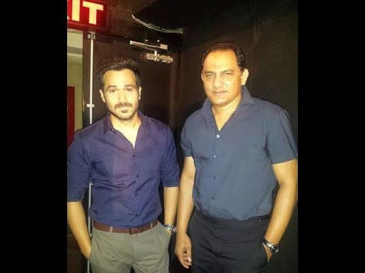 Emraan Hashmi and Mohammad Azharuddin. (Photo: <a href="https://twitter.com/emraanhashmi">Twitter/EmraanHashmi</a>)