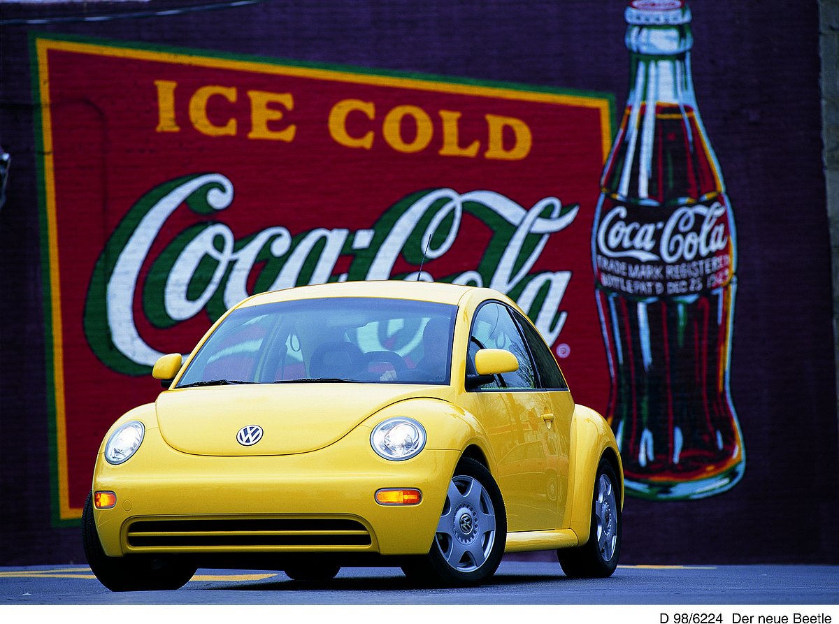 A 1998 Volkswagen Beetle. (Photo: <a href="http://media.vw.com/">Volkswagen</a>)