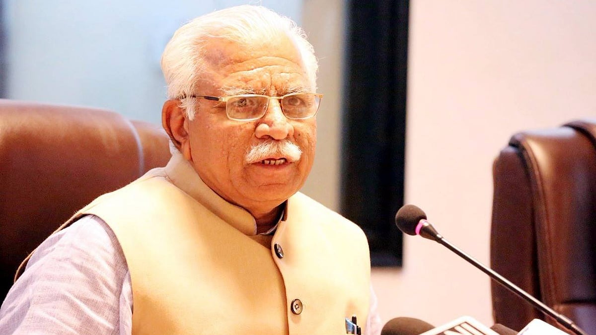 Haryana CM Manohar Lal Khattar never let anti-him forces to bog him down. (Photo: Facebook/Official Facebook page of Shri Manohar Lal Khattar)