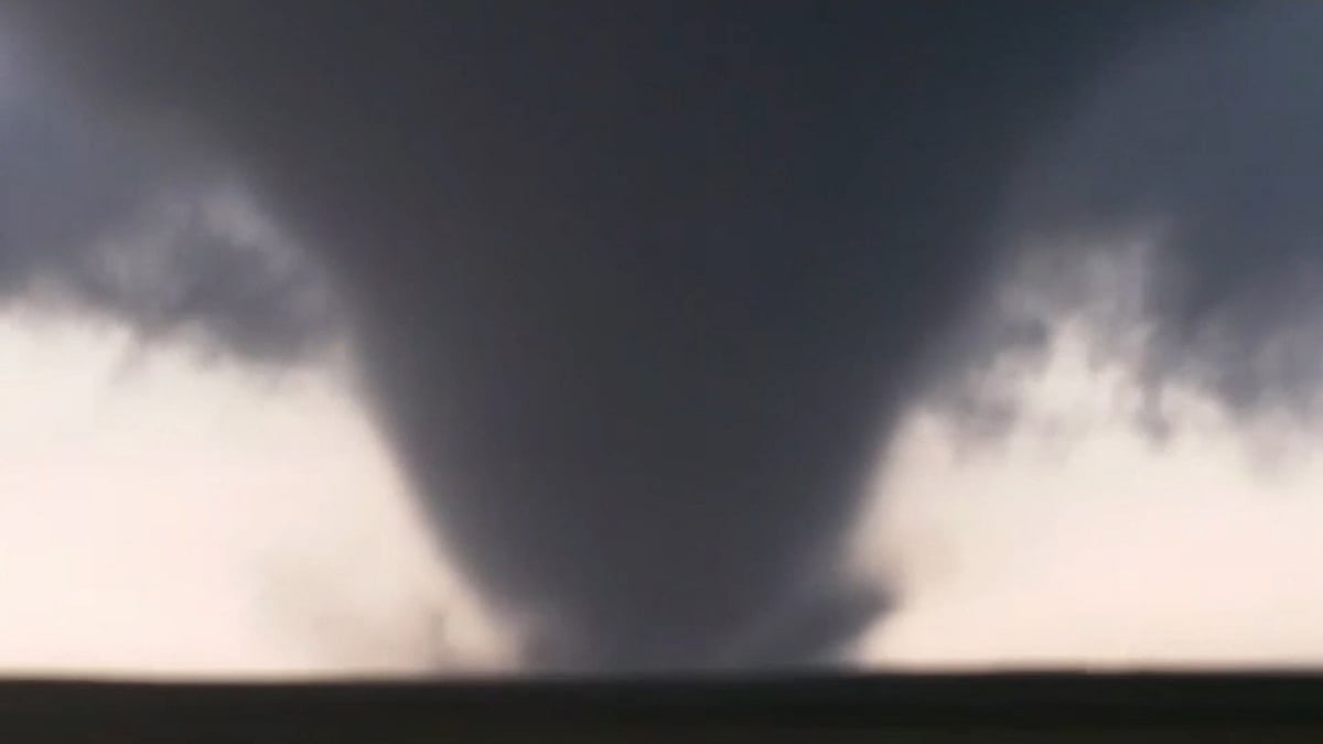 A Still of the tornado. (Photo Courtesy: AP Screengrab)