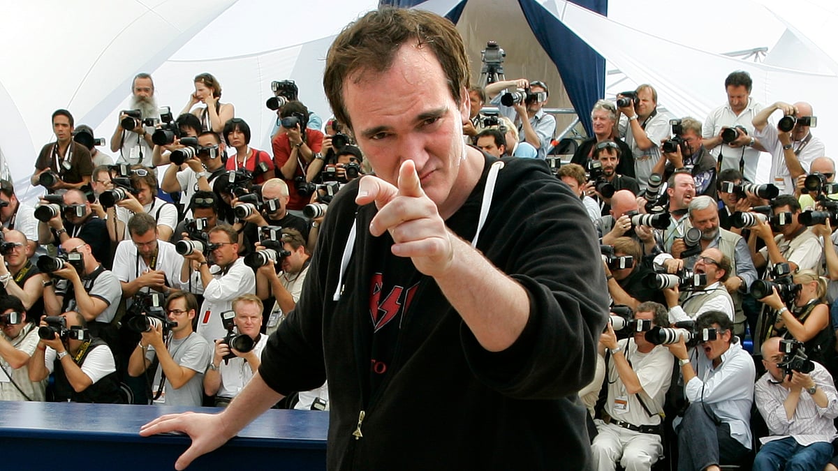 Quentin Tarantino poses during a photocall for his film <i>Death Proof</i> at the 60th Cannes Film Festival May 22, 2007. (Photo: Reuters)
