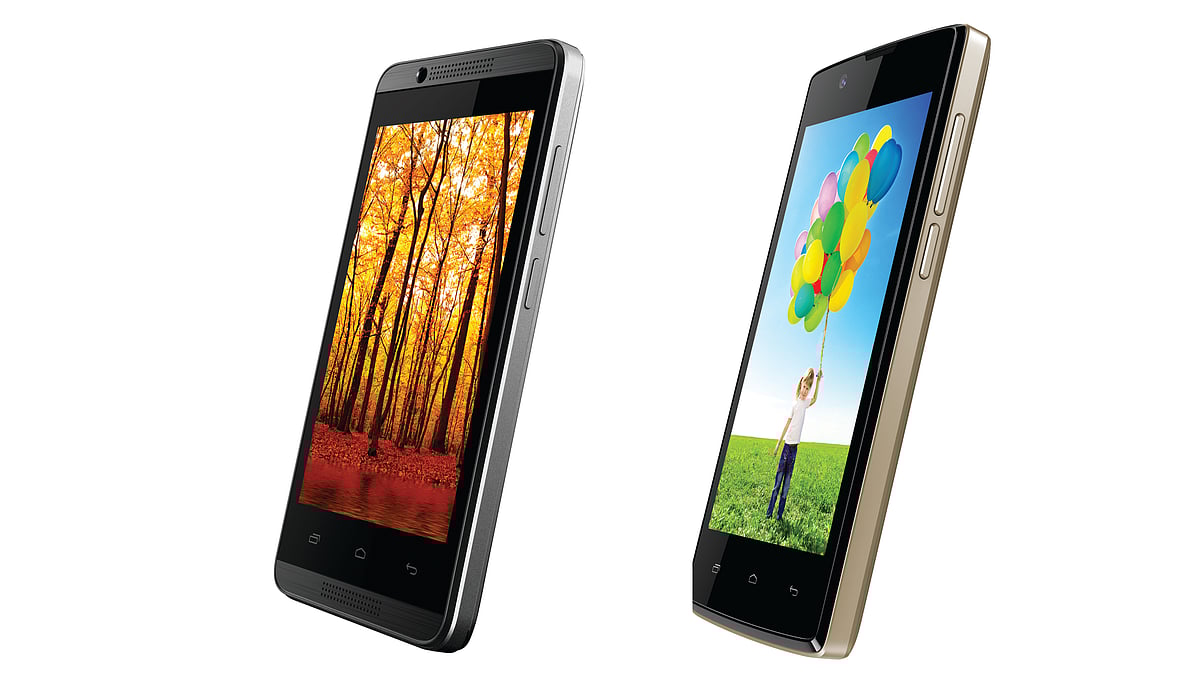 Aqua 3G Pro (Left) and&nbsp;Aqua 3G Strong (Right) (Photo: Intex)