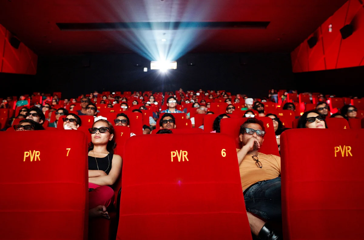 <div class="paragraphs"><p>Cinema-goers wearing 3D glasses watch a movie at a PVR Multiplex in Mumbai November 10, 2013. </p></div>