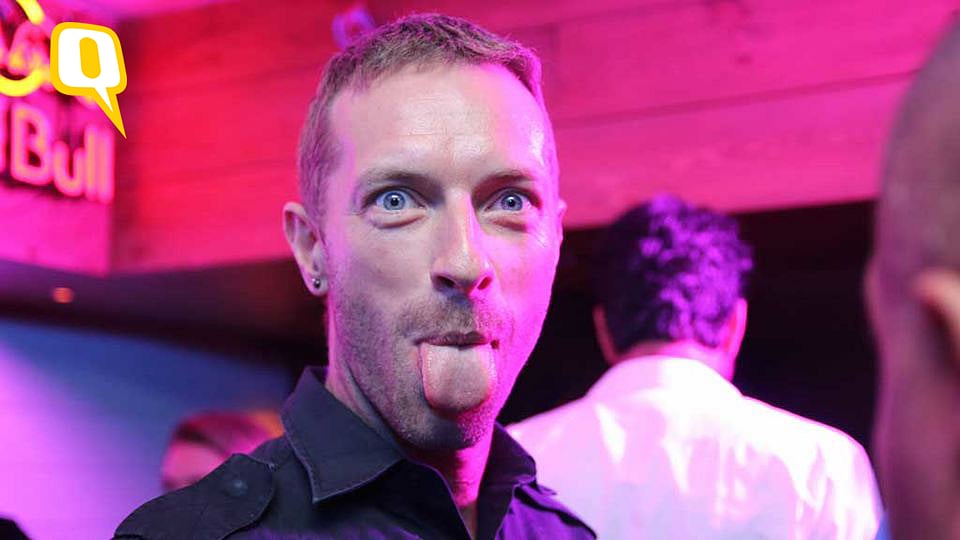 Coldplay lead singer Chris Martin at Summerhouse Cafe, New Delhi. (Photo: Nishant Jhamb)