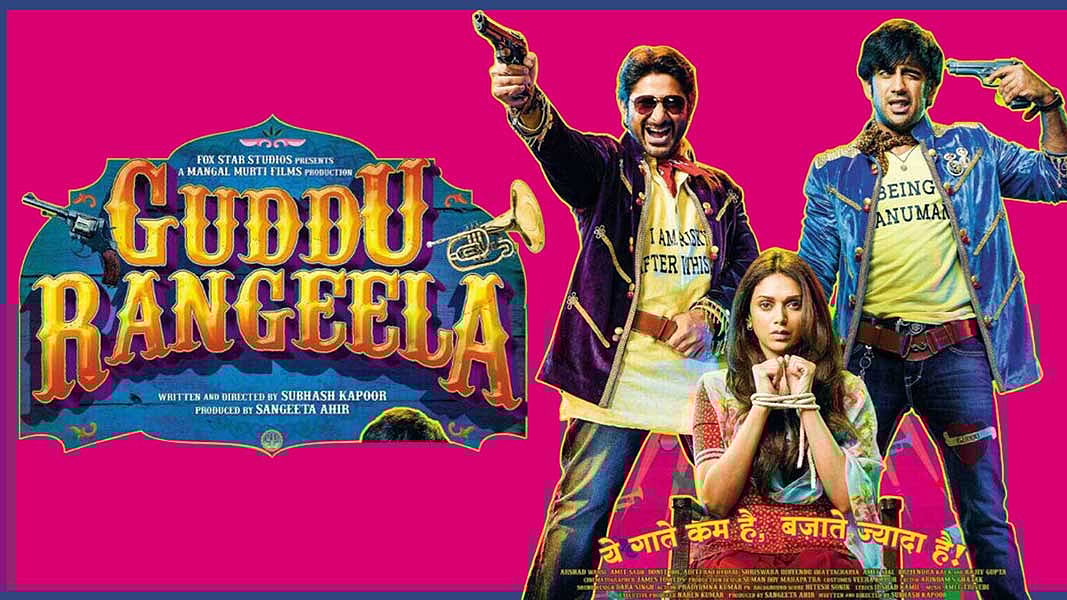 Poster of the movie <i>Guddu Rangeela</i>.&nbsp;