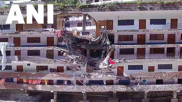 Picture of Manikaran Sahib gurudwara. (Courtesy: ANI)