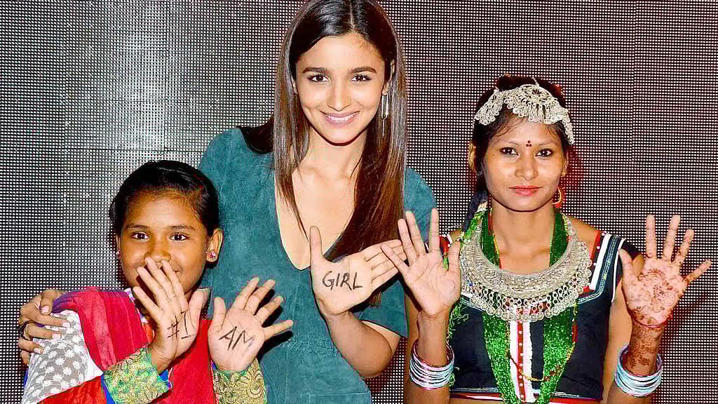 Alia Bhatt works for a good cause. (Photo: Yogen Shah)