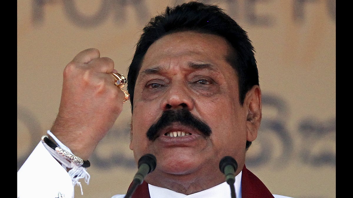 Sri Lanka’s former president Mahinda Rajapaksa. (Photo: Reuters)