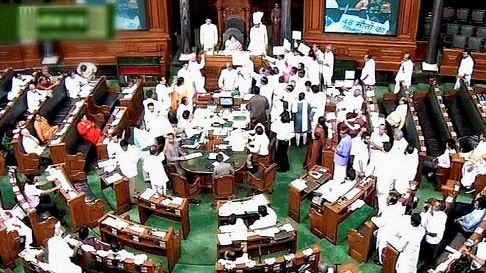 A scene in the Lok Sabha in New Delhi, August 11, 2015.&nbsp;(Photo: PTI)