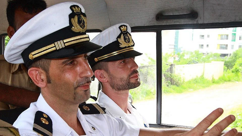 Italian Marines Massimiliano Latorre (left) and Salvatore Girone. (Photo: Reuters)