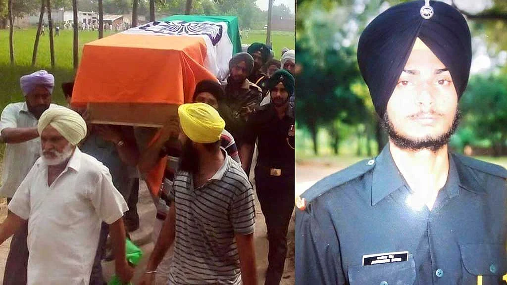 Sepoy Rachpal SIngh (R) was killed in&nbsp;a Pakistani ceasefire violation near the Line of Control. (Photo Courtesy: Facebook/Brigadier B U Kumar)
