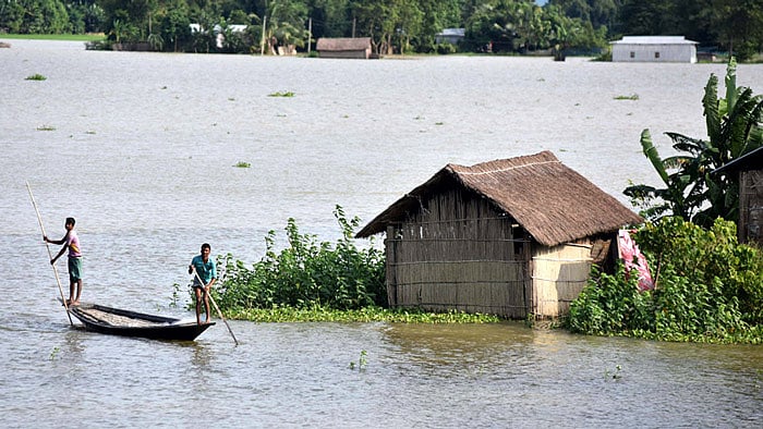 Four people have reportedly lost their lives in the floods. (Photo: Anjana Dutta)