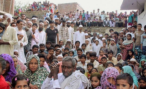 Over 60 people were killed and about 50,000 were left homeless in Muzaffarnagar riots. (Photo: PTI)