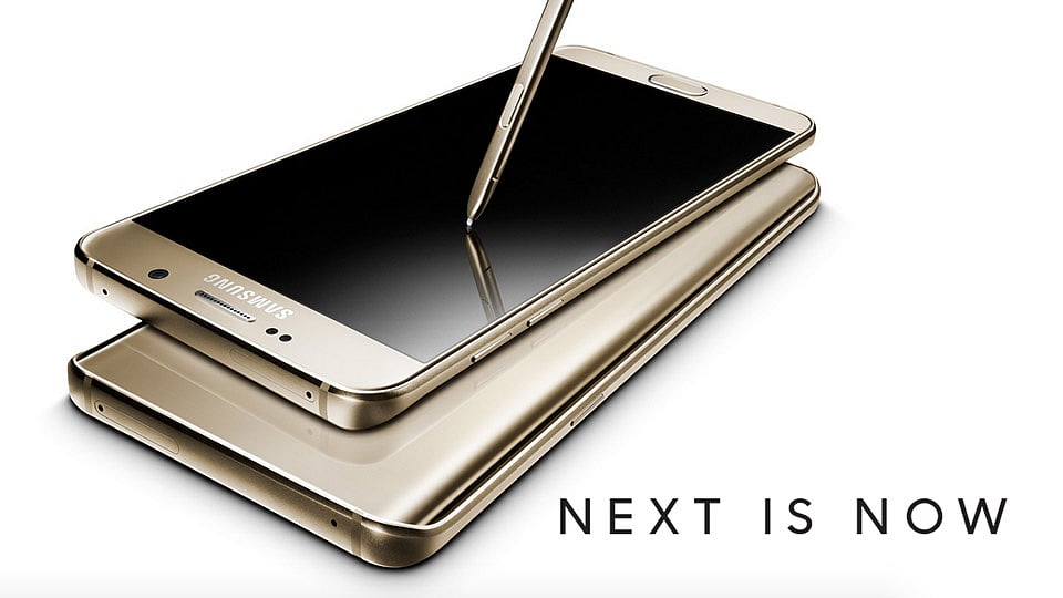 Samsung Galaxy Note 5. (Photo: Samsung)