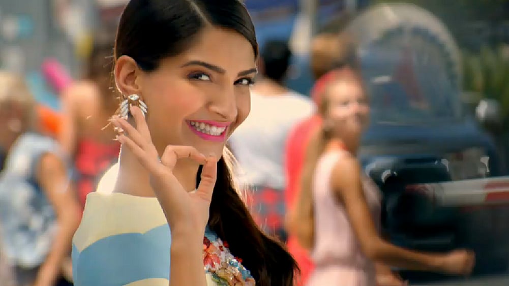 Sonam Kapoor in a still from Yo Yo Honey Singh’s new track <i>Dheere Dheere</i>