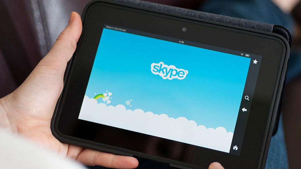 Microsoft Skype on an Android Tablet. (Photo: iStock)