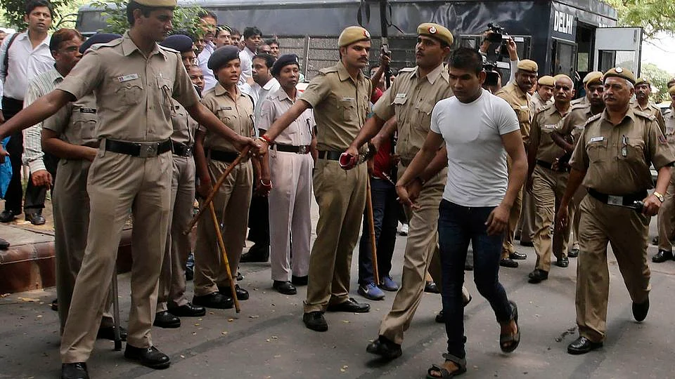 Vinay Sharma, one of the four convicts in the December 16 gang-rape case in Delhi. 