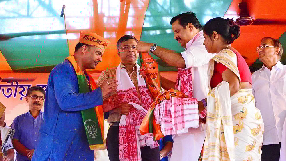 Himanta Biswa Sarma joins BJP. (Photo: Facebook/Himanta Biswa Sarma)