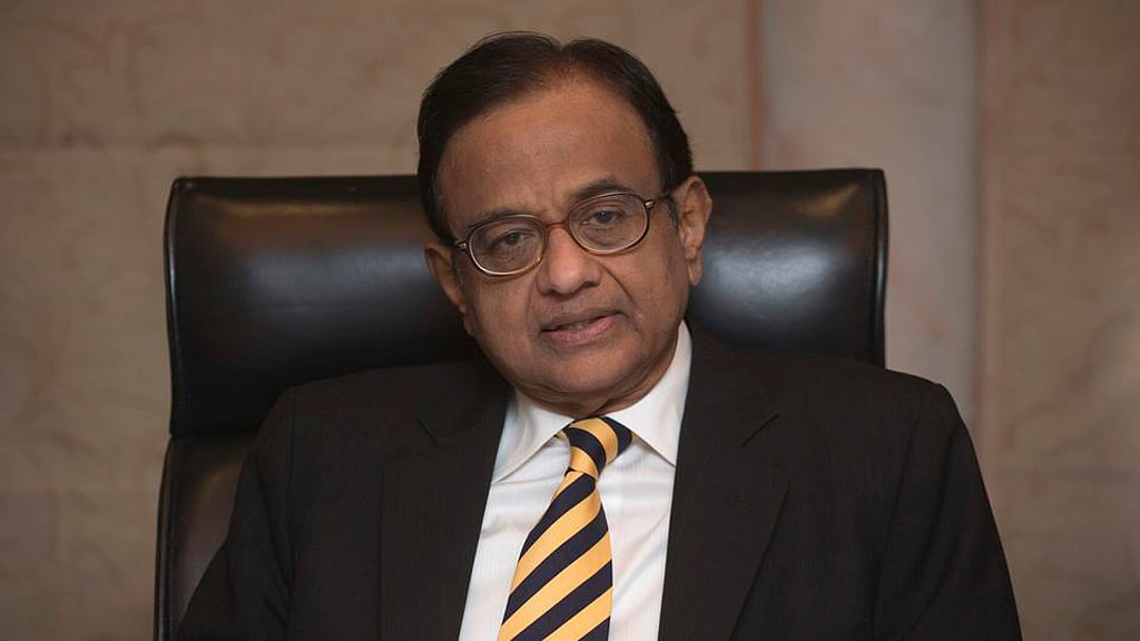  Former Finance Minister P Chidambaram. (Photo: Reuters)