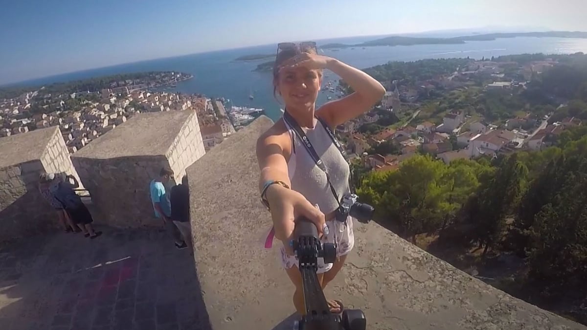 21-year-old Mollie Bylett is a full time travel blogger who is paid to travel the world. (Photo: AP screengrab)