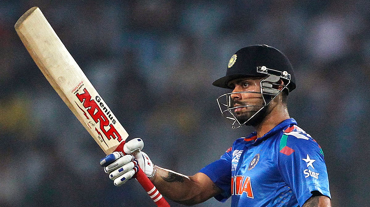 Virat Kohli became the first Indian to score 1,000 T20I runs in the 1st T20 against South Africa on Friday in Dharamsala. (Photo: Reuters)