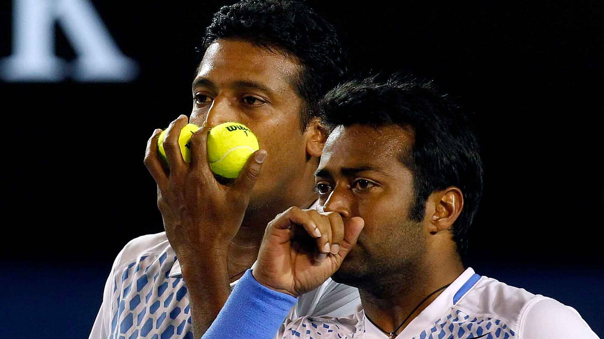 Leander Paes and Mahesh Bhupathi.  (Photo: Reuters)