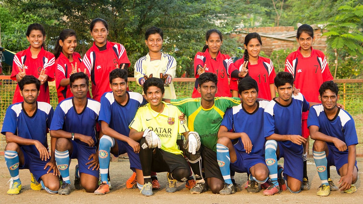 The Indian contingent at this year’s Homeless World Cup in Amsterdam. (Photo: Facebook/<a href="https://www.facebook.com/homelessworldcup/photos_stream">HomelessWorldCup</a>)