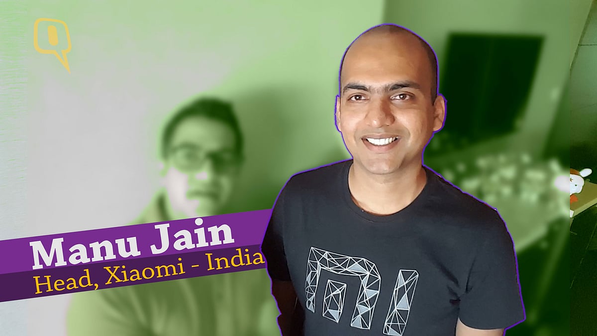 Manu Jain, Head, Xiaomi-India. (Photo:<b> The Quint</b>)