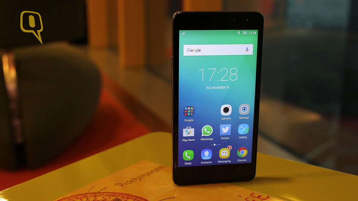 Lenovo Vibe P1M. (Photo: <b>The Quint</b>)