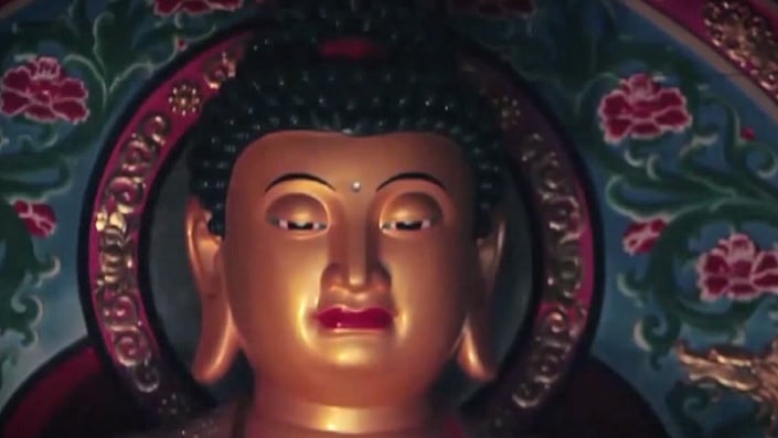 The Dajue temple in Yixing, China has a history of over 700 years. (Photo: AP screengrab)