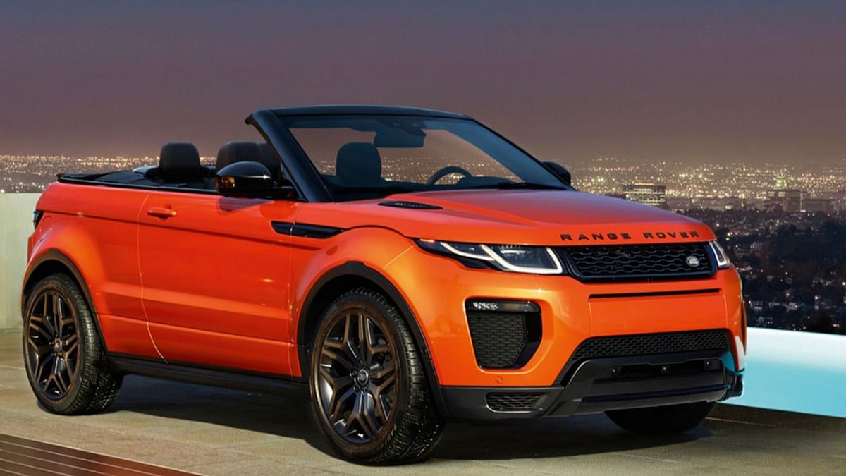 The 2016 Range Rover Evoque is now a convertible. (Photo Courtesy: Range Rover)
