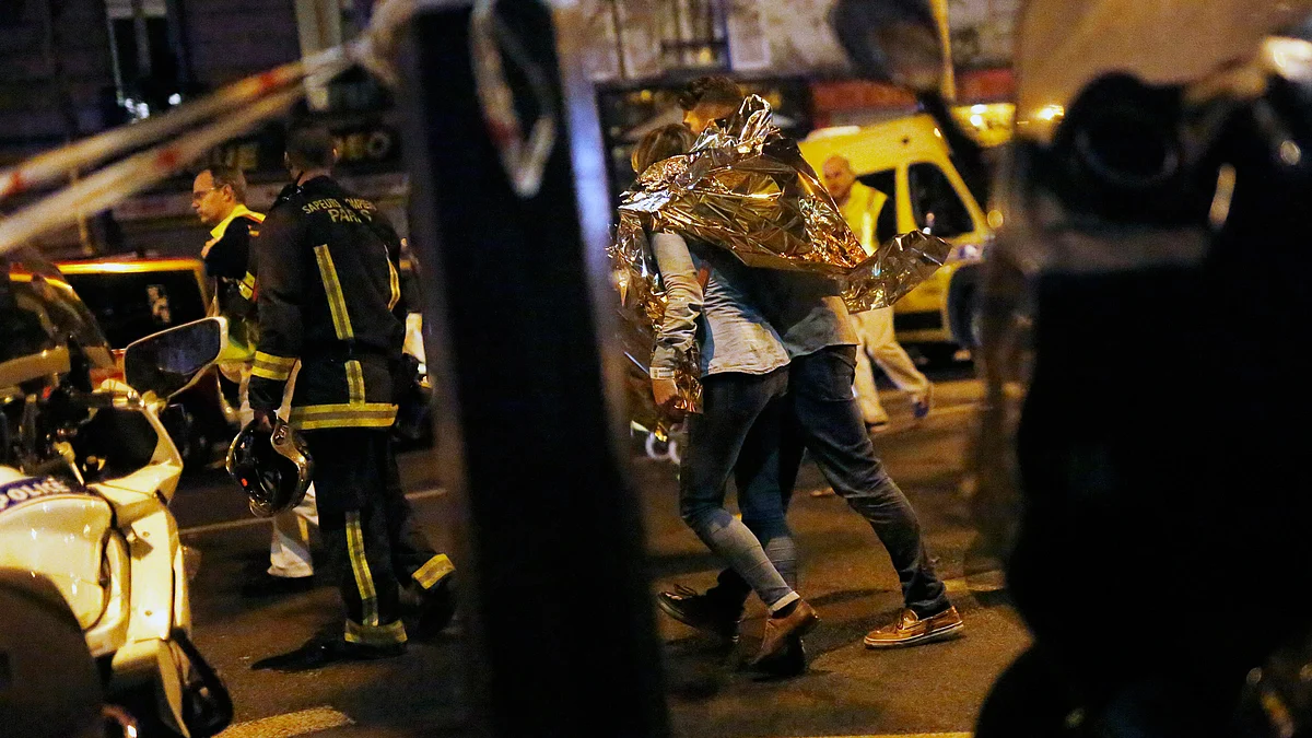 Scene from terror attacks in Paris in November 2015. (Courtesy: AP)