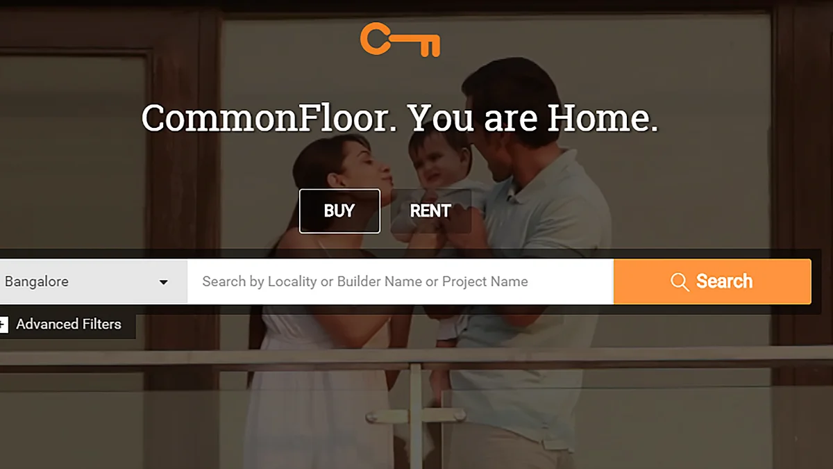 The landing page of Commonfloor website. (Photo Courtesy: <a href="https://www.commonfloor.com/">Commonfloor</a>)