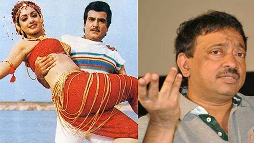 Jeetendra and Sridevi in <i>Himmatwala; </i>Ram Gopal Varma (Photo:  Facebook/Ram Gopal Varma)