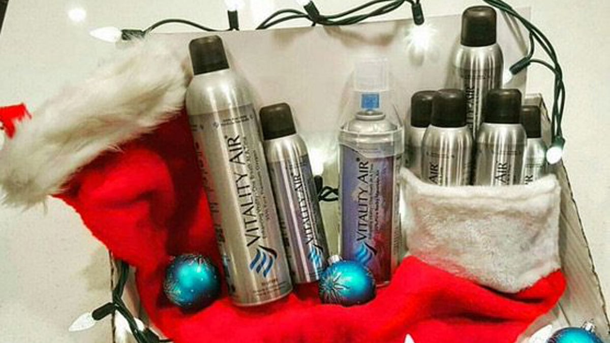 Vitality Air is selling oxygen in a can in China. (Photo: twitter/<a href="https://twitter.com/vitalityair">@<b>vitalityair</b></a>)