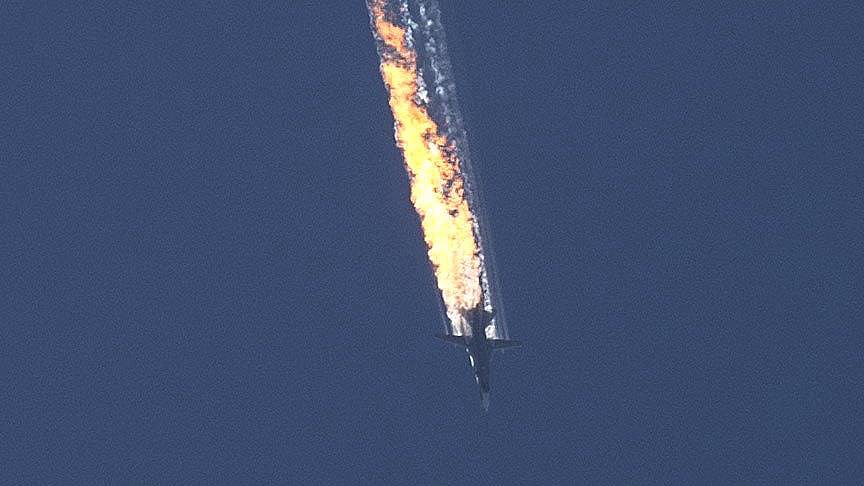 Warplane crashes in Syria near Turkey’s border. (Photo Courtesy: Twitter/<a href="http://twitter.com/anadoluagency/status/669074709217157120">@anadoluagency</a>) 
