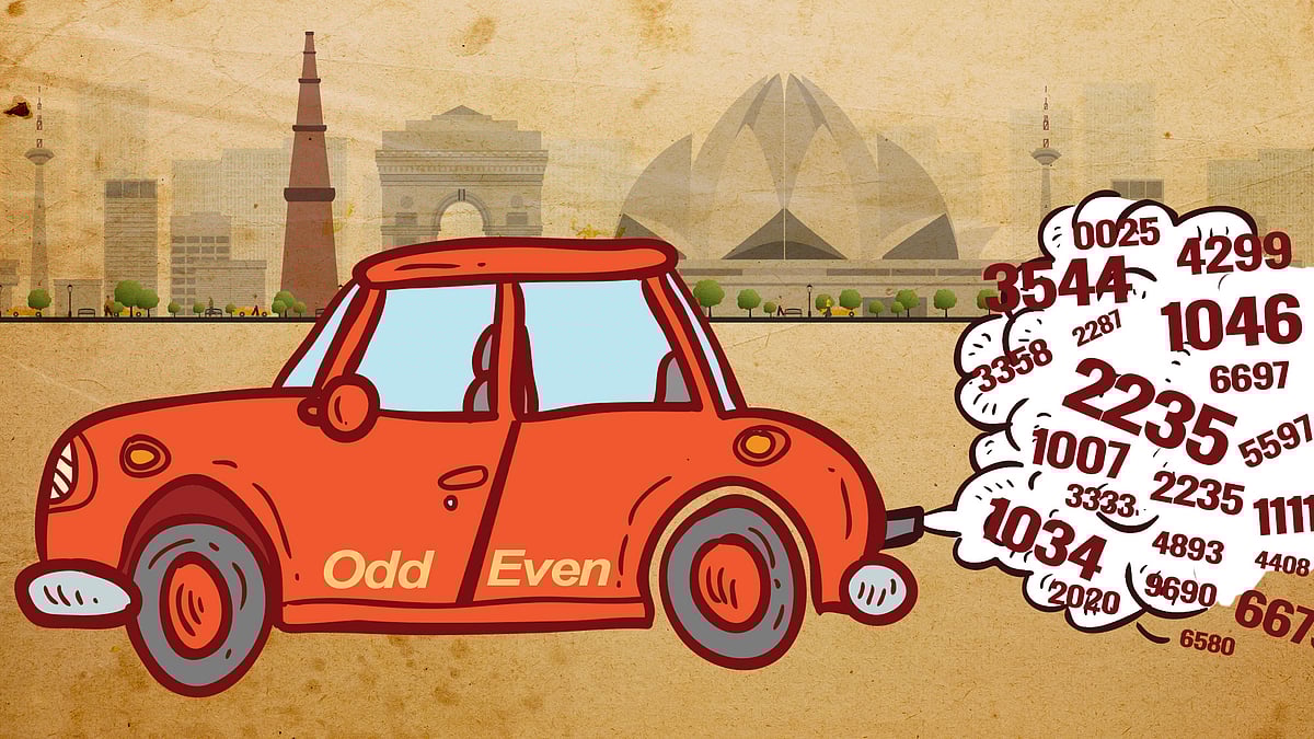 The odd-even formula will be applicable for 15 days starting January 1. (Photo: <b>The Quint</b>)