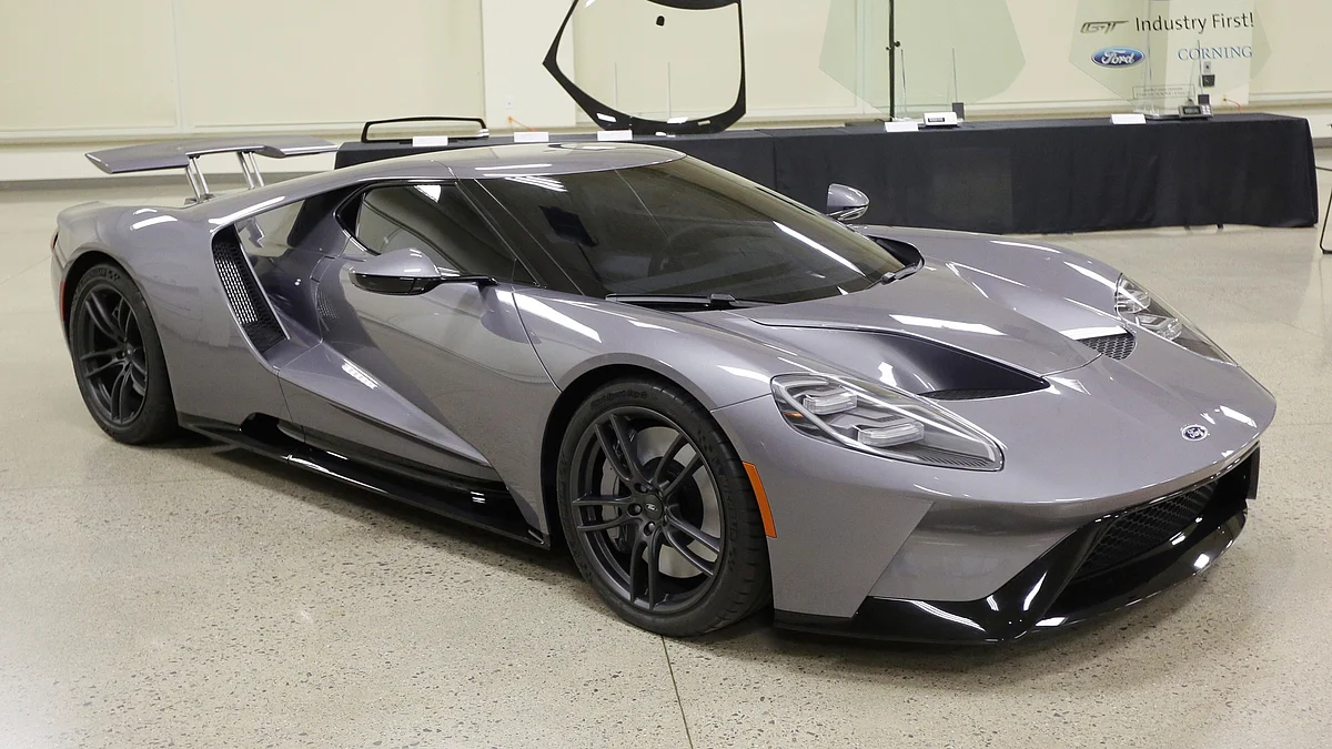 Ford Motors will be the first to use Corning Gorilla Glass  as a windshield for the GT40. (Photo: AP)