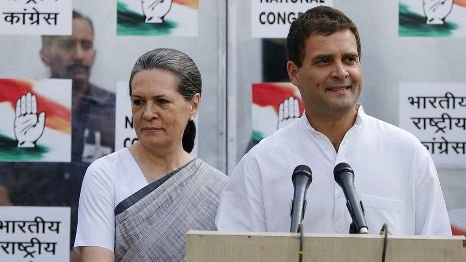 Sonia Gandhi and Rahul Gandhi.